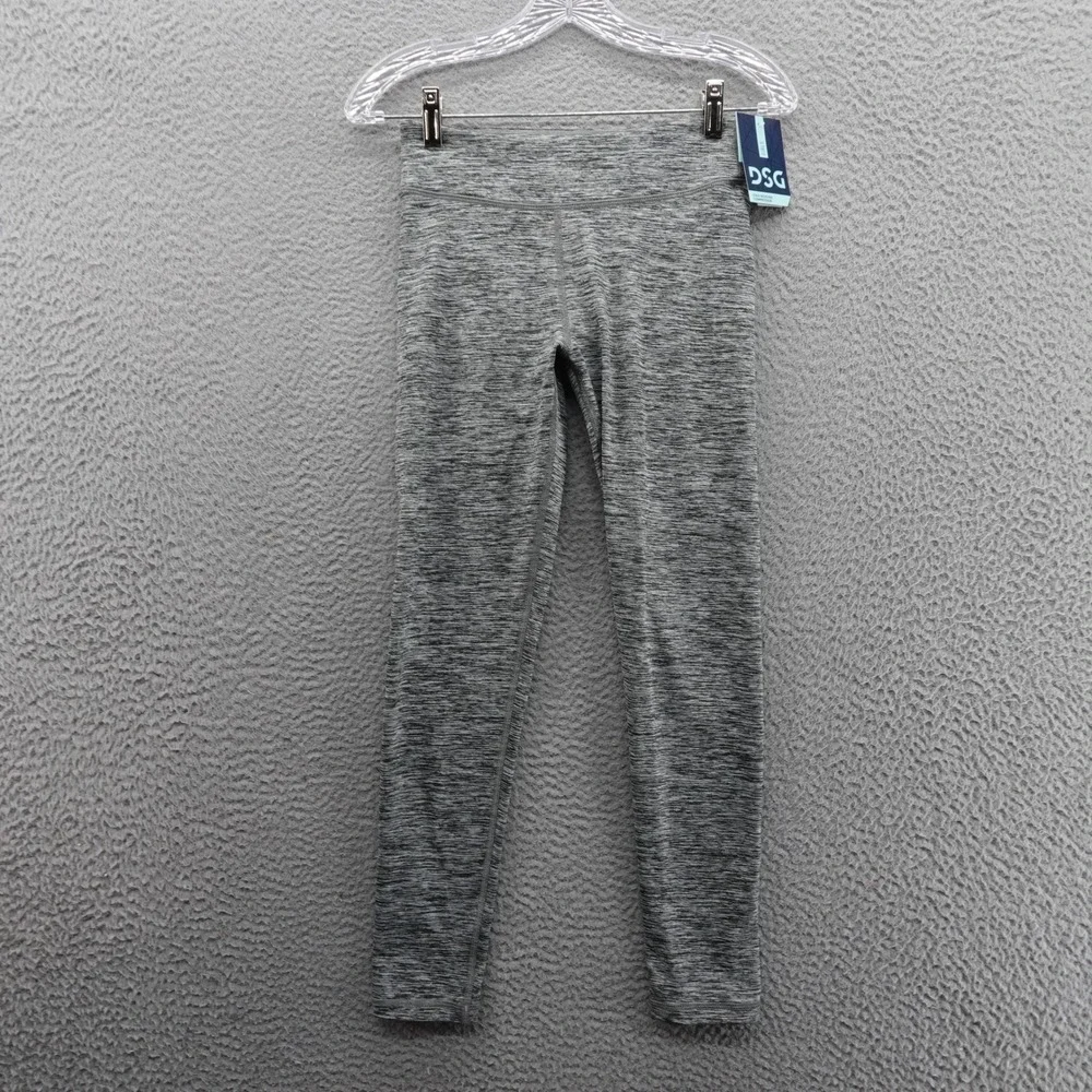 DSG Girls Cold Weather Compression‎ Legging Large Black Space Dye Activewear NWT